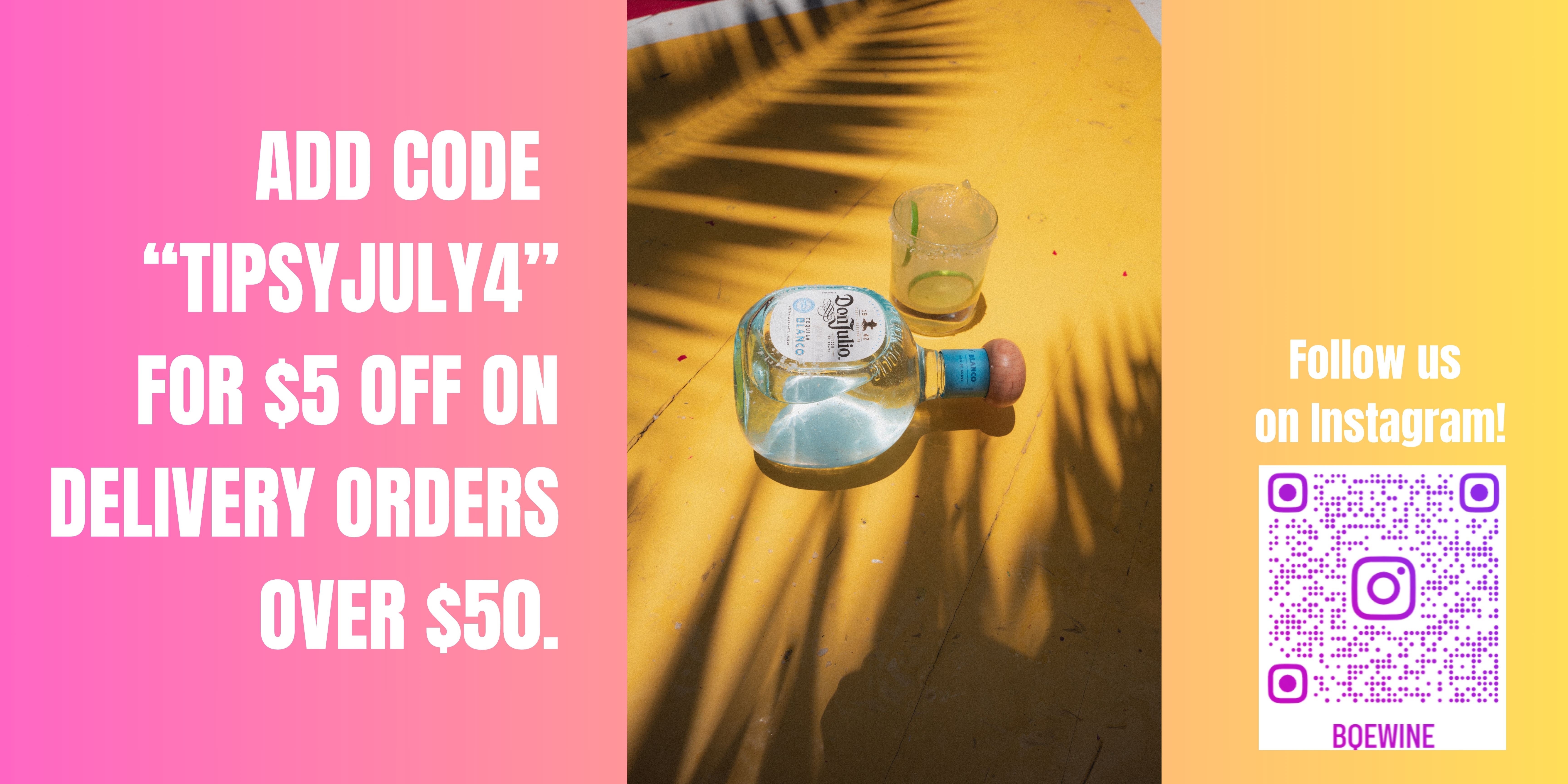 July 4th Discount Banner